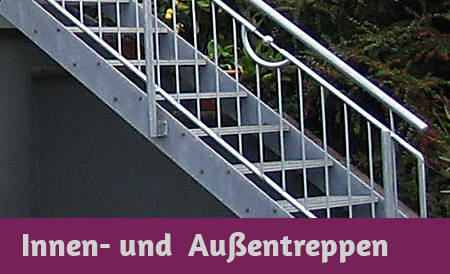 Verschiedene Treppen der Firma Metallbau Bernd Schupp